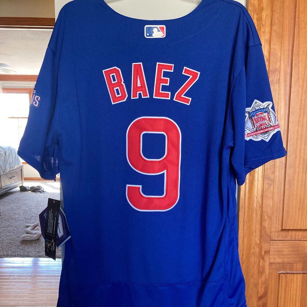 Javier Baez Chicago Cubs jersey (2017).